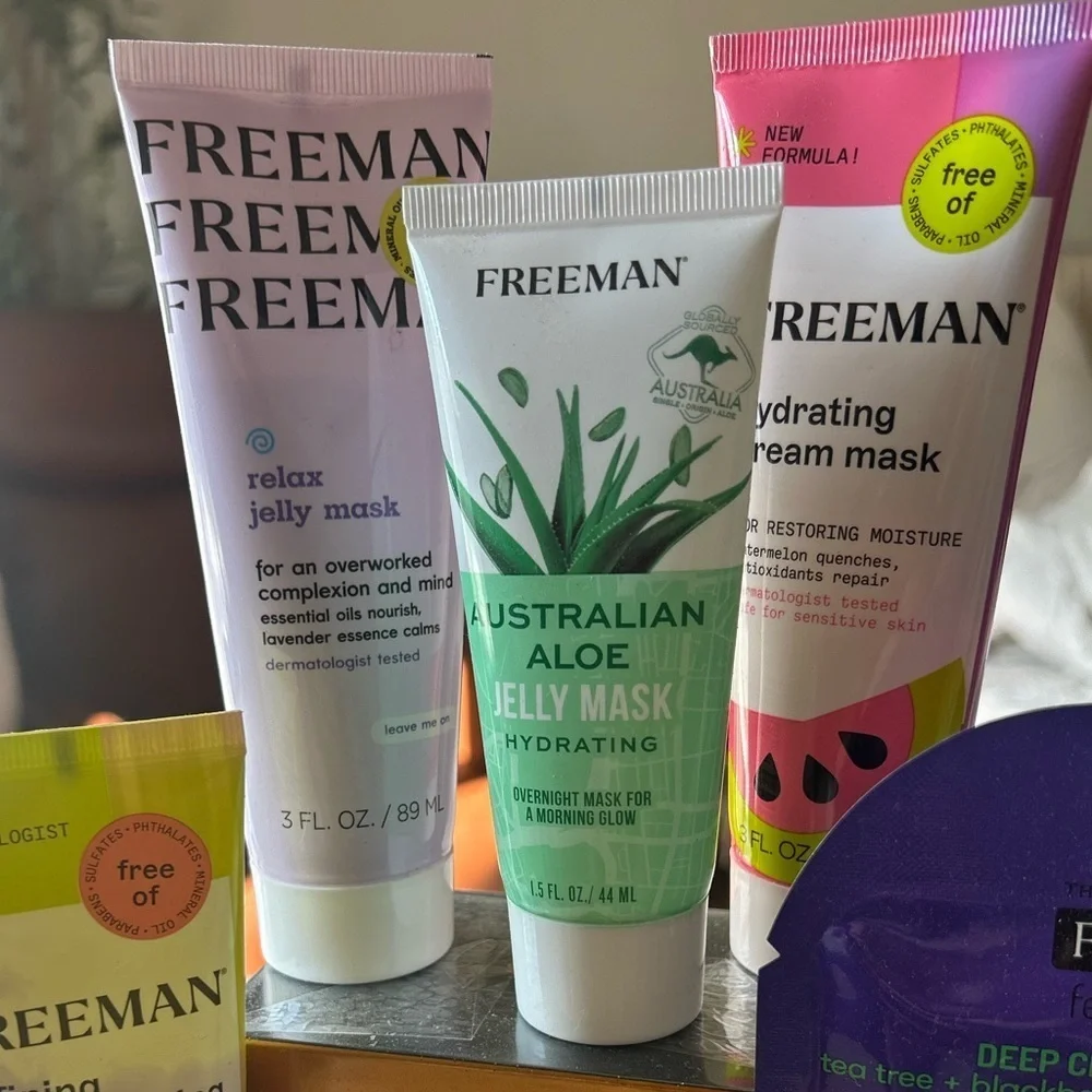 New Skincare Bundle Freeman and Andalou Face Mask Set